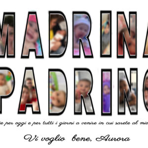 FOTO COLLAGE PADRINO / MADRINA