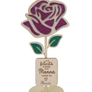 Fiore in Legno
